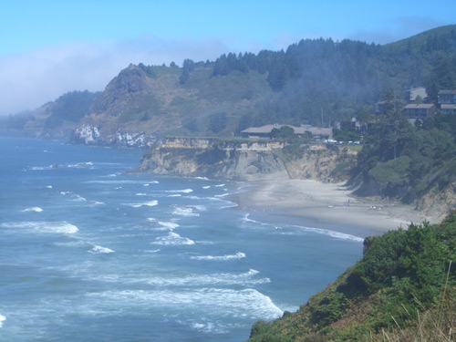 Küstenstreifen in Oregon Foto