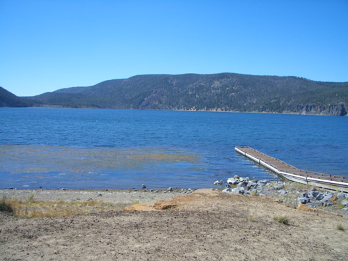 East Lake im Newberry Crater Foto