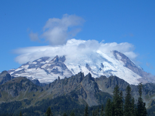 Erster Eindruck vom Mt. Rainier Foto