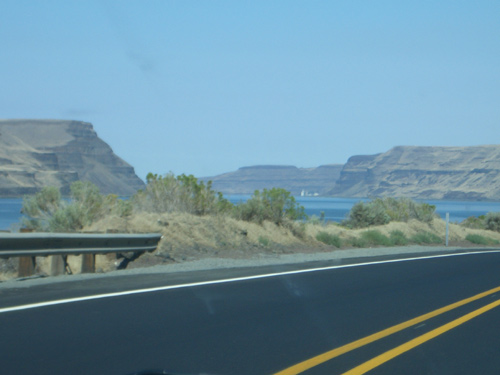Unterwegs am Columbia River Foto